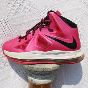 Nike Air Lebron X 10 Fireberry GS sz 5y 543564-600